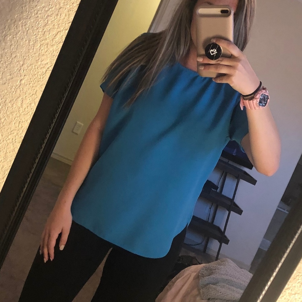 Basic Blue Blouse